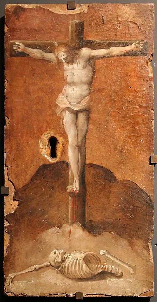 Crocifisso, dolenti, angeli e sei santi, dal ciborio del duomo di Pistoia - Museo Civico di Pistoia